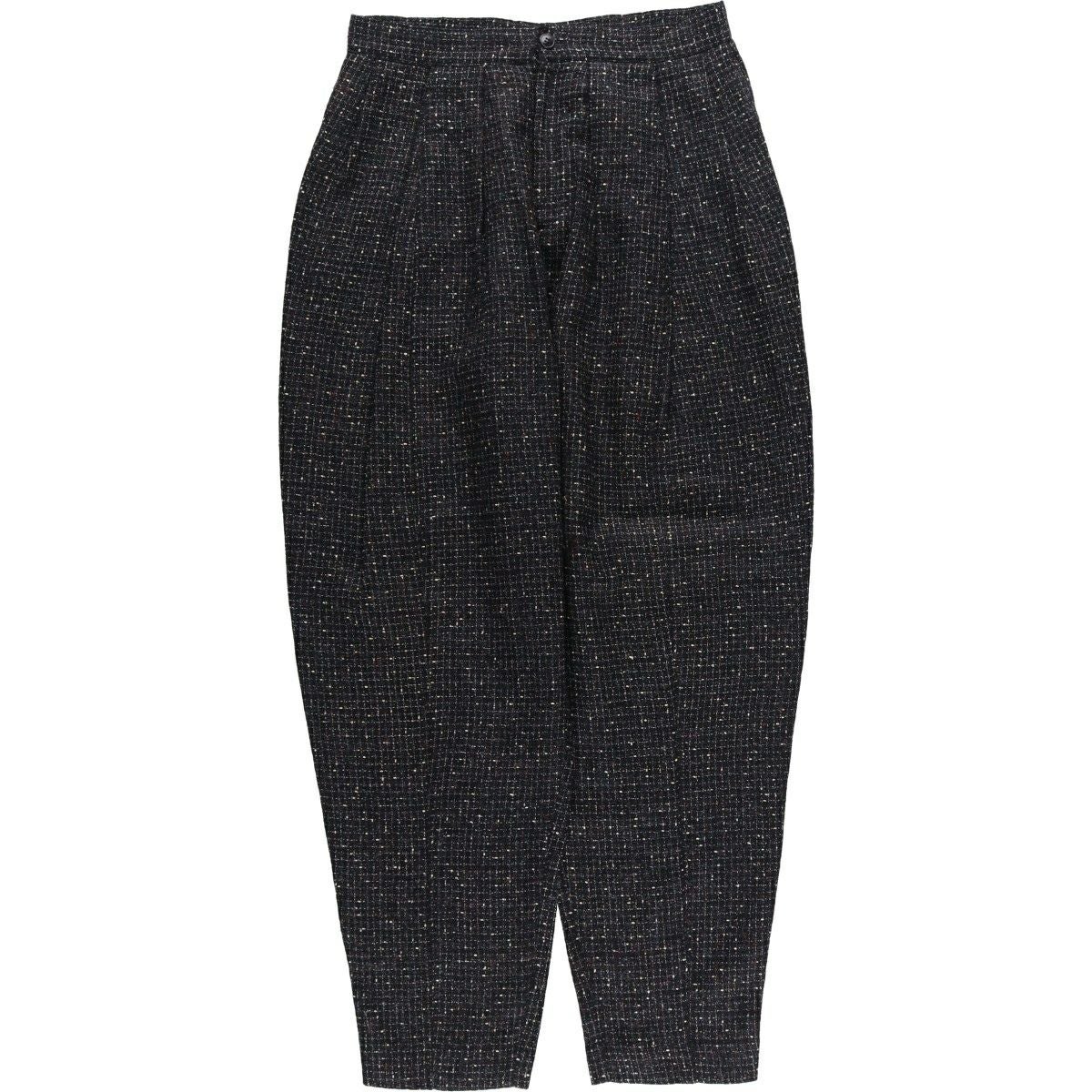 古着 ～90年代 WRINKLE RESISTANT 千鳥格子柄 ウールパンツ スラックス