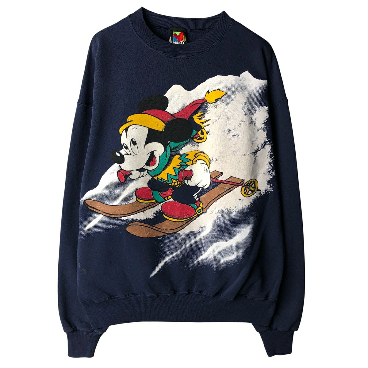 古着 80年代 allison MICKEY MOUSE ミッキーマウス 大判プリント
