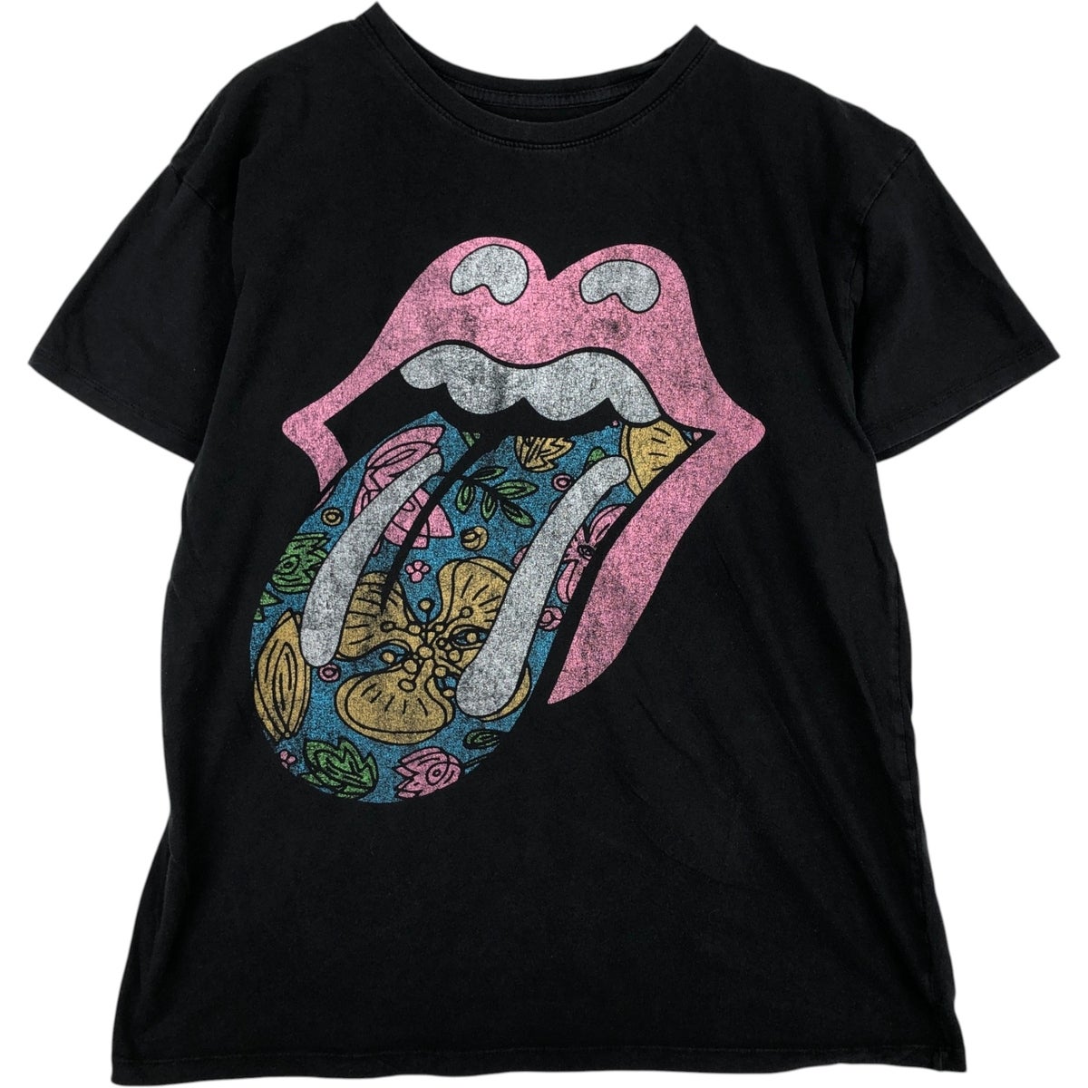 古着 THE ROLLING STONES ザローリングストーンズ バンドTシャツ バンT レディースL相当/eaa603119 古着 THE ROLLING STONES ザローリングストーンズ バンドTシャツ バンT