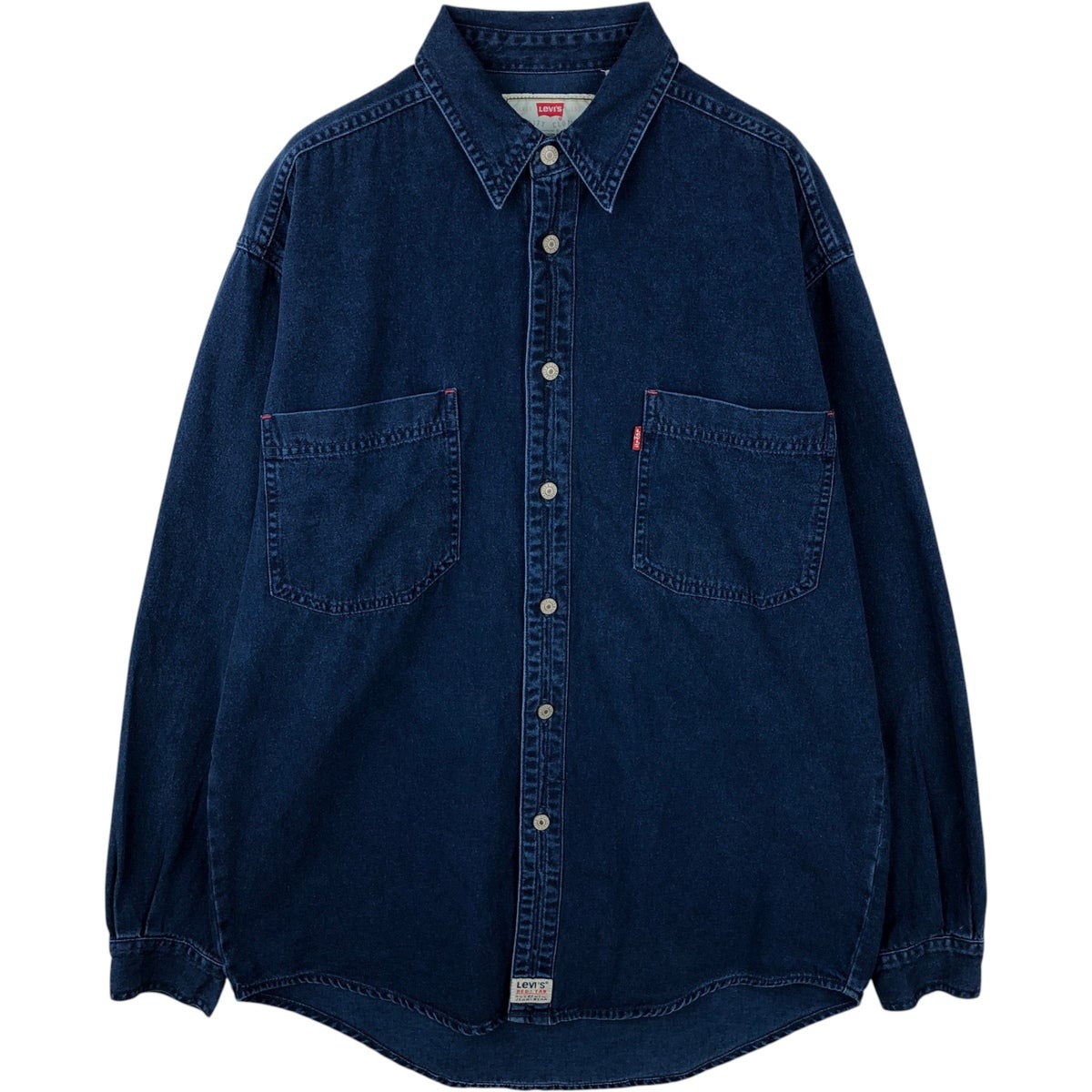 古着 90年代 リーバイス Levis オレンジタブ 長袖 デニムシャツ メンズ