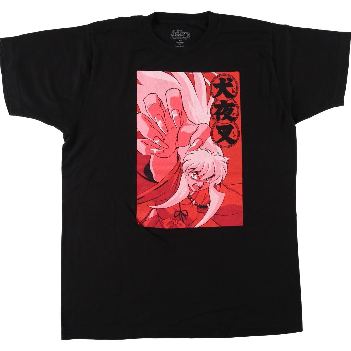 古着 atsuko 犬夜叉 アニメ キャラクタープリントTシャツ メンズL相当