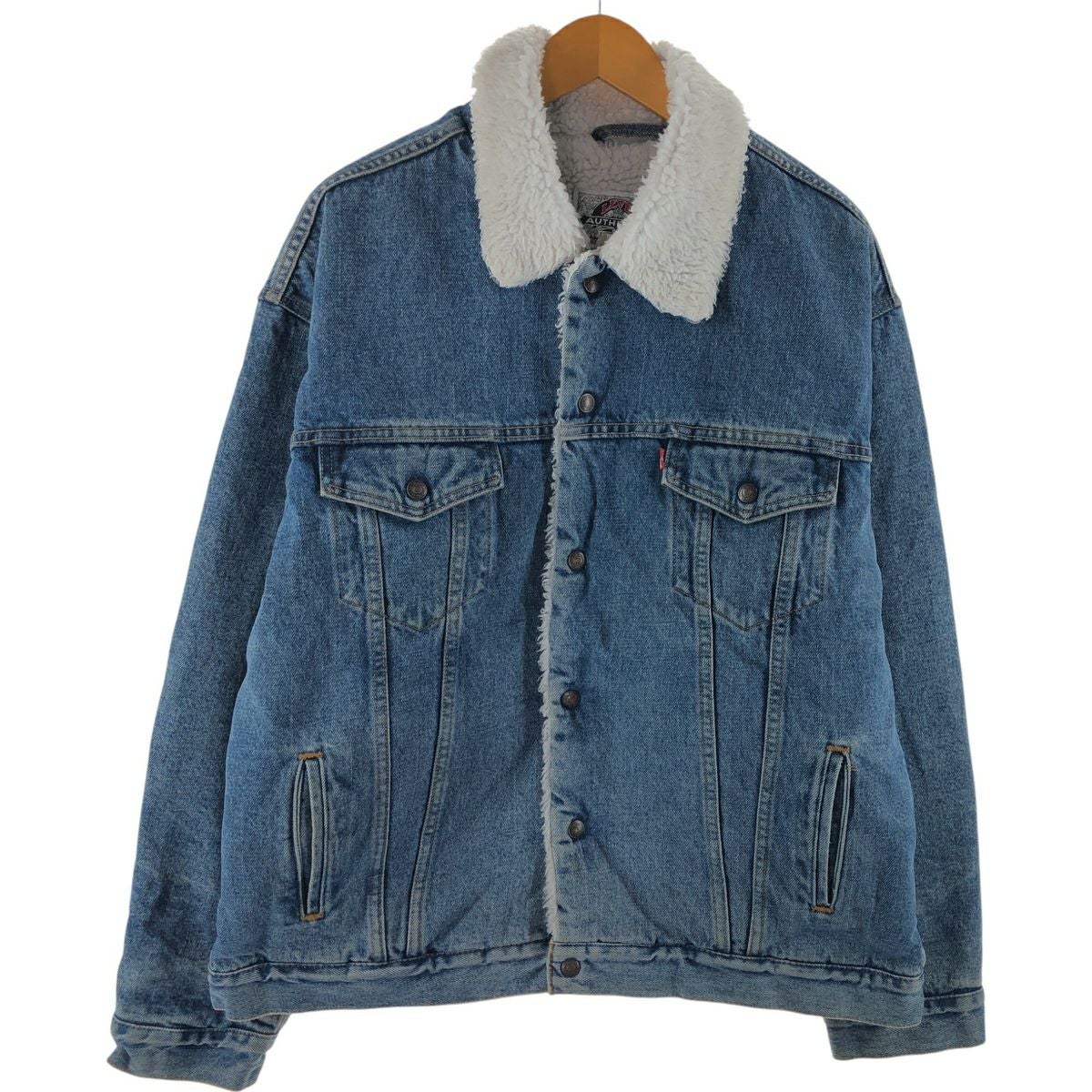 古着 90年代 リーバイス Levis AUTHENTIC デニムボアジャケット メンズ