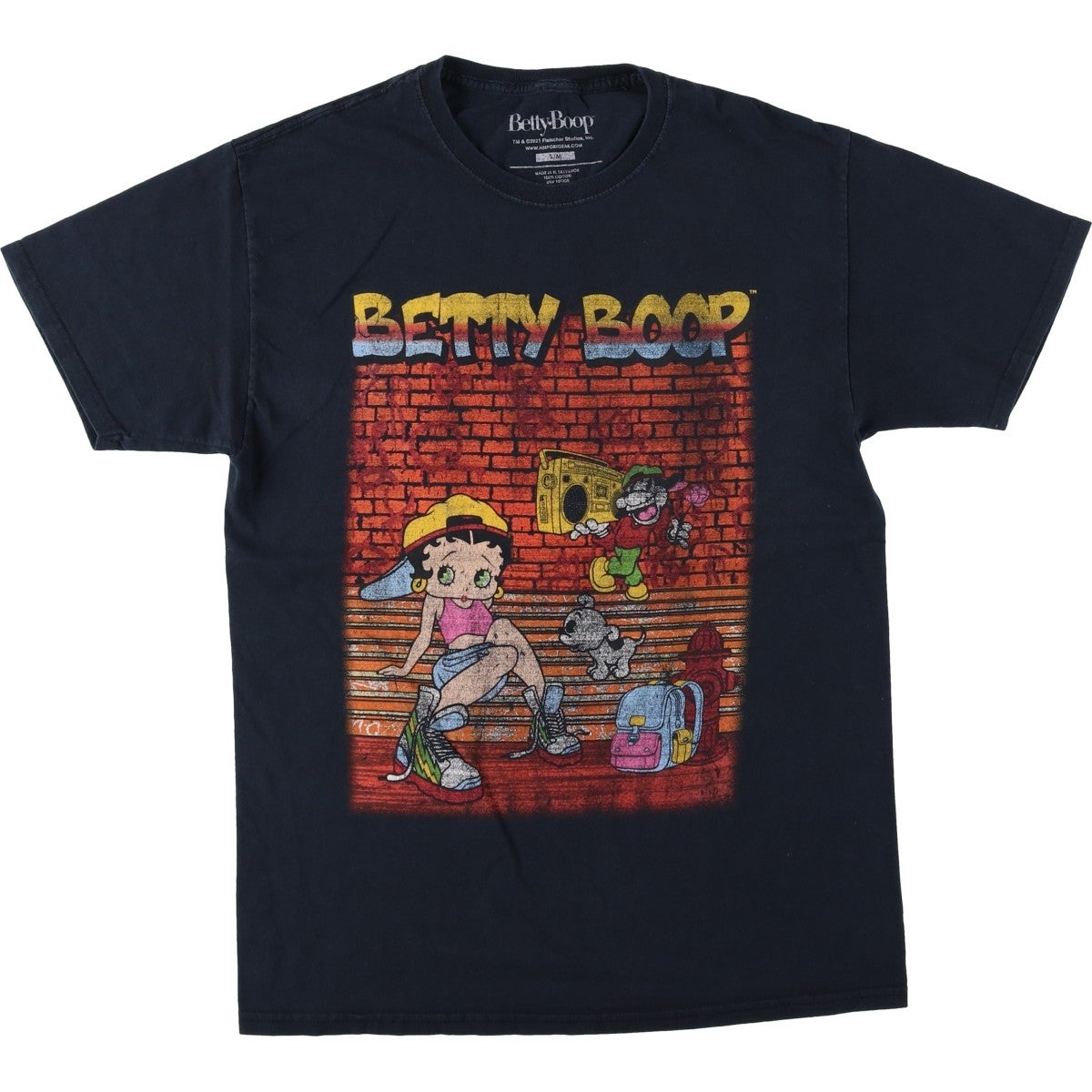 古着 00年代 BETTY BOOP ベティブープ ベースボールシャツ レディースL相当 /eaa568270 古着 00年代 BETTY BOOP ベティブープ ベースボールシャツ レディースL