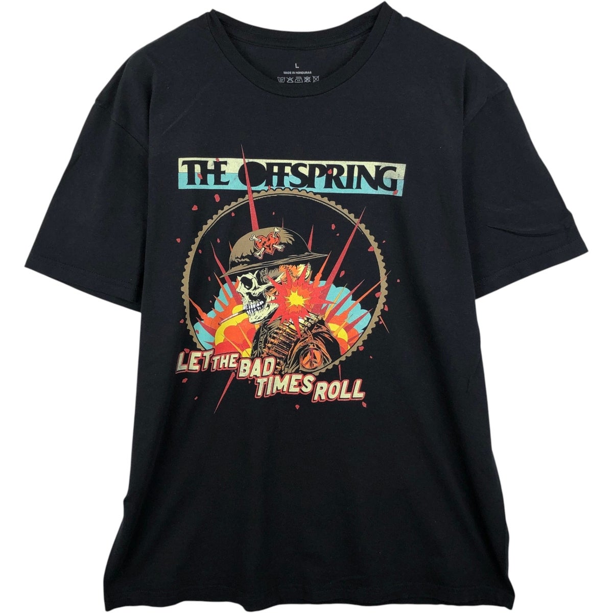 90年代 THE OFFSPRING vintage スカル Tシャツ 古着 THE OFFSPRING オフスプリング ドクロ柄 スカル柄 バンドTシャツ