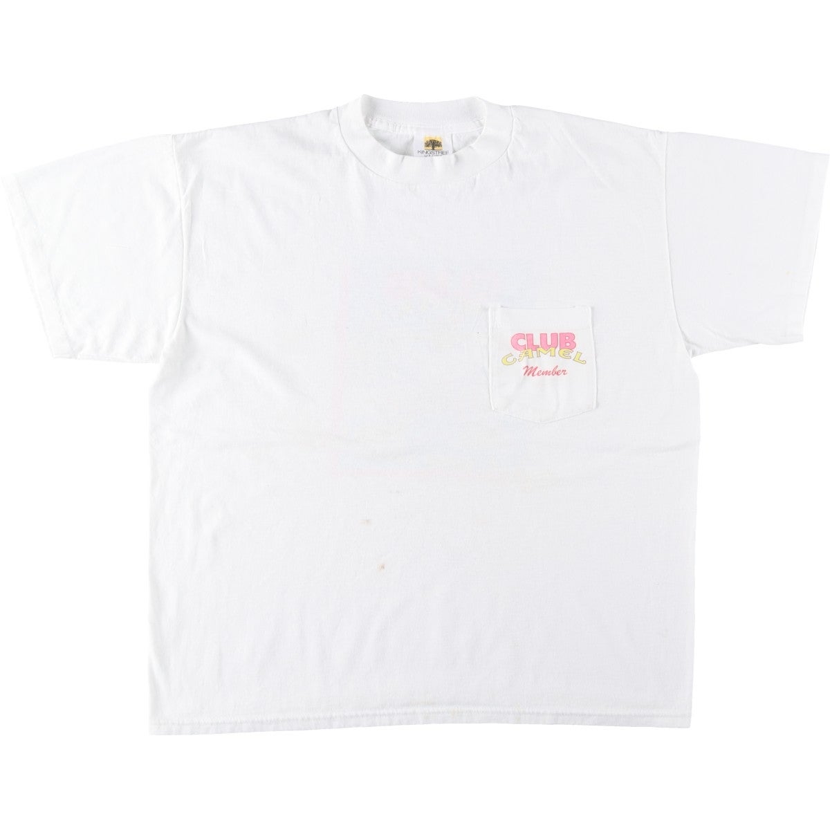 古着 90年代 KINGSTREEKNITS CAMEL キャメル アドバタイジングTシャツ