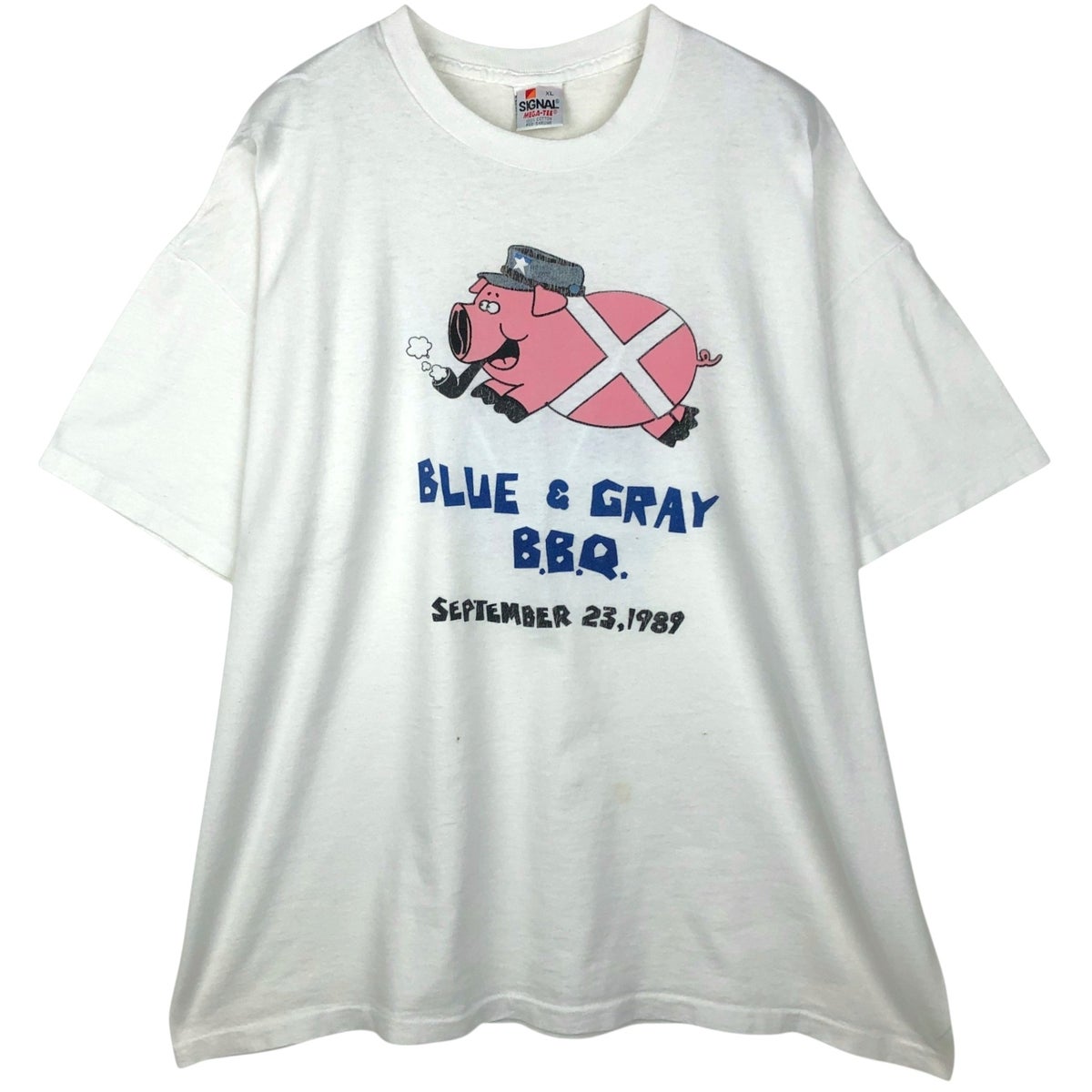 古着 80年代 SIGNAL アドバタイジングTシャツ USA製 メンズXL相当