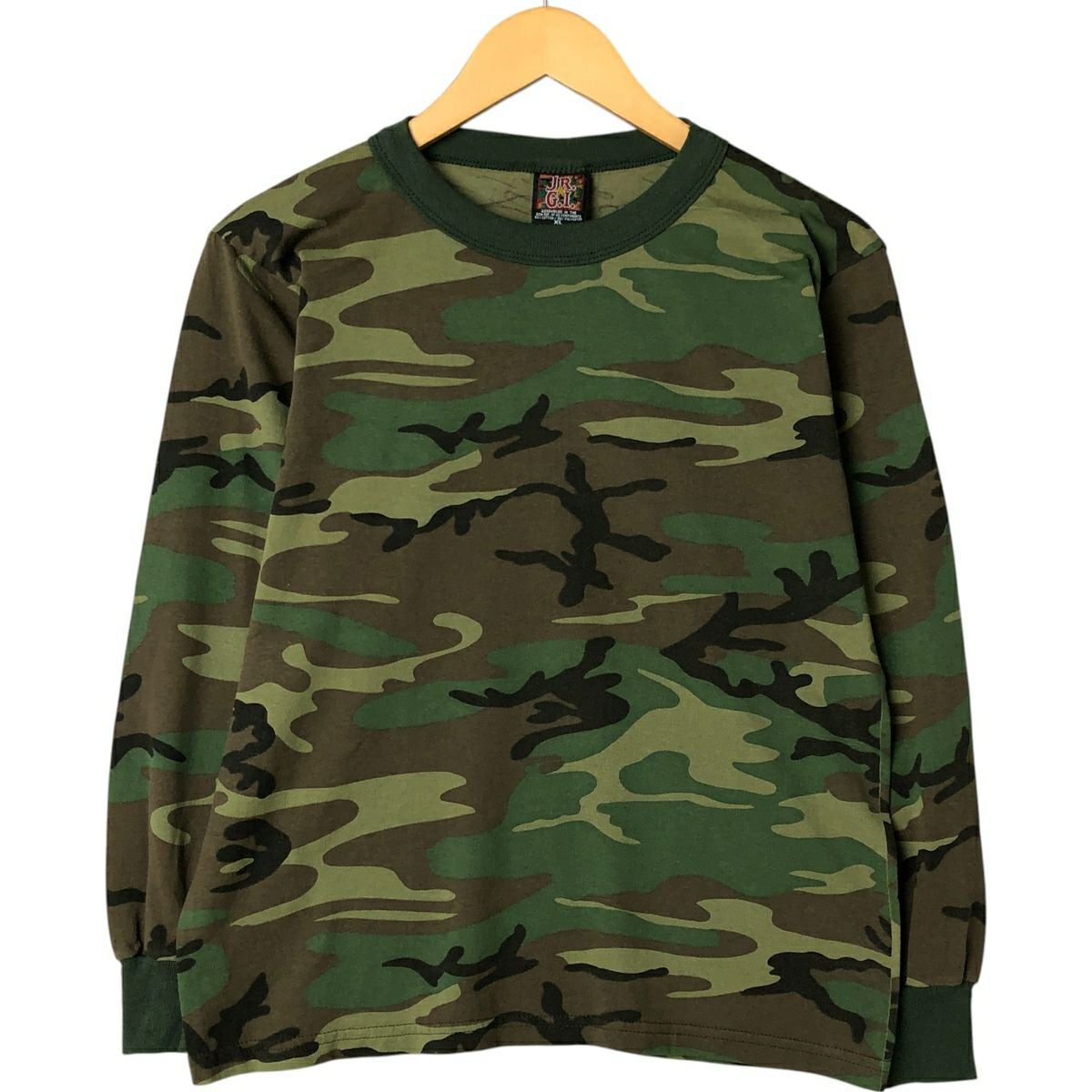 古着 JR.G.I. 迷彩柄 ウッドランドカモ ロングTシャツ ロンT