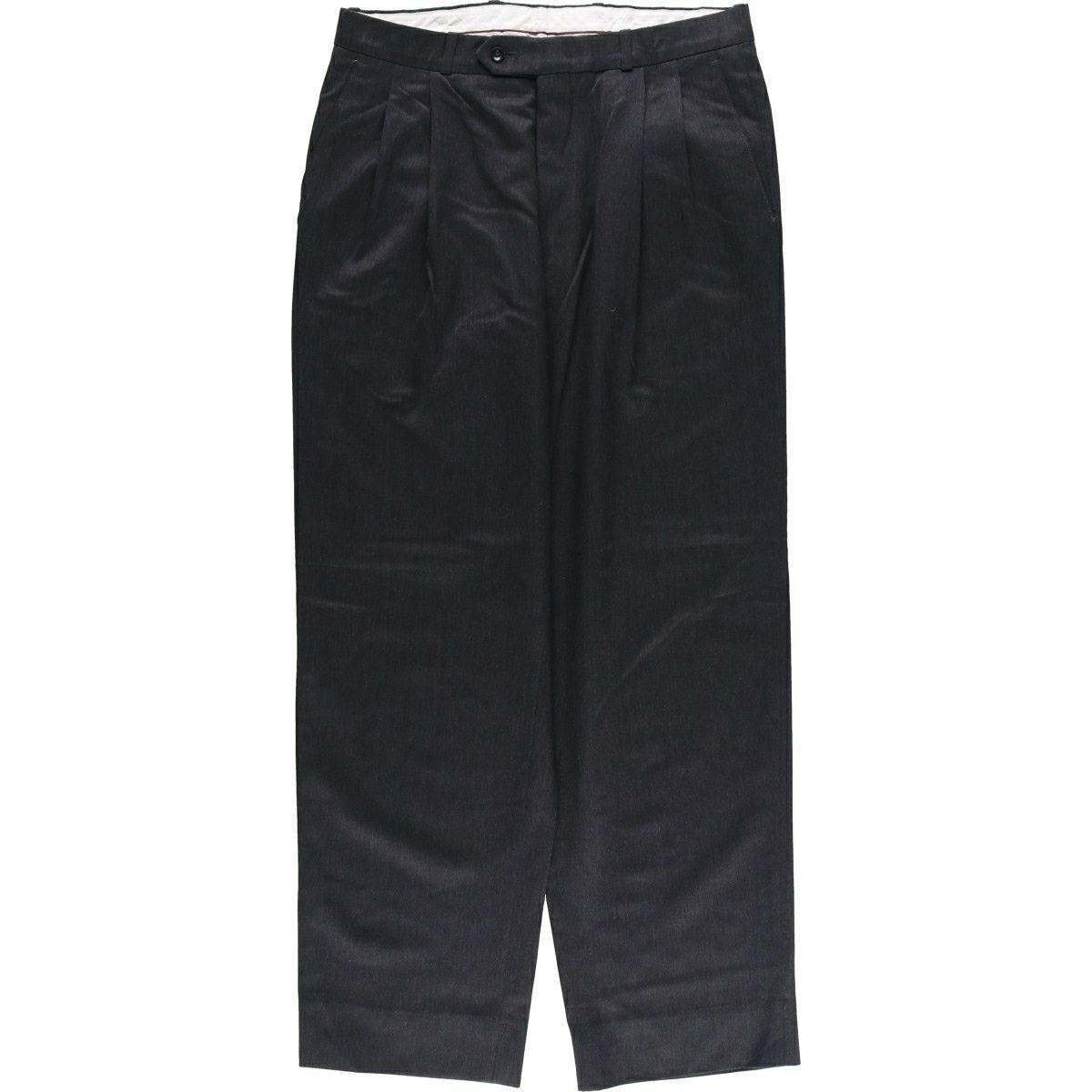 古着 Zanella ツータック ウールパンツ スラックス イタリア製 メンズ