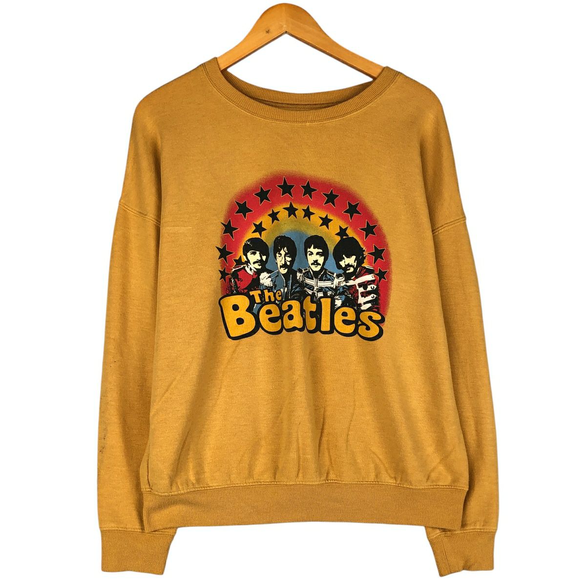 古着 THE BEATLES ビートルズ バンド スウェットシャツ トレーナー レディースM相当/eaa635526 古着 THE BEATLES ビートルズ バンド スウェットシャツ トレーナー