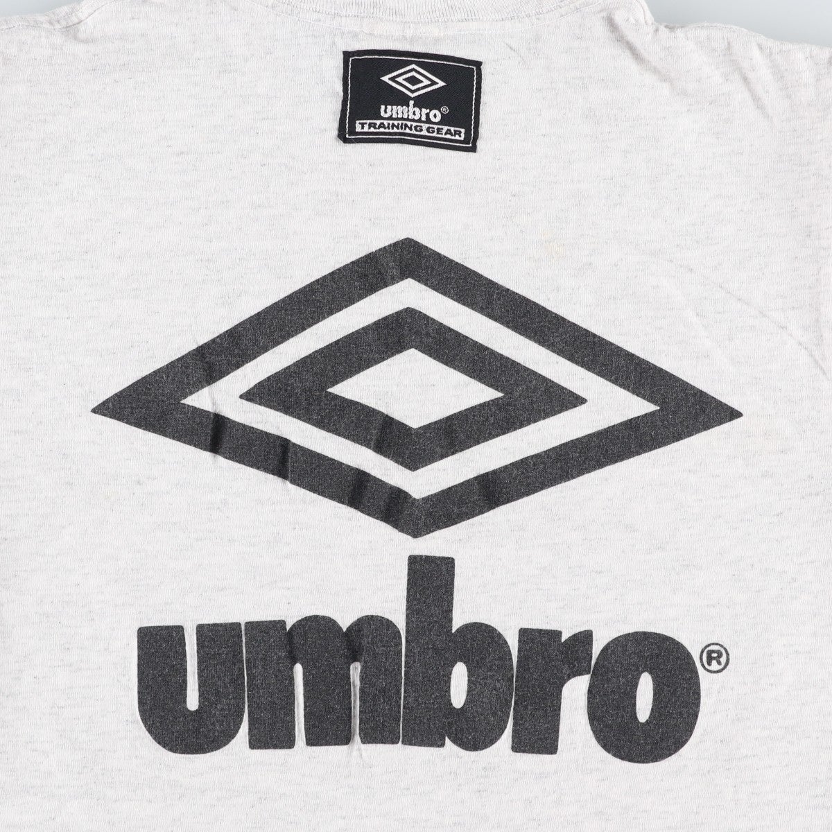 古着 90年代 アンブロ UMBRO スポーツプリントTシャツ USA製 メンズS