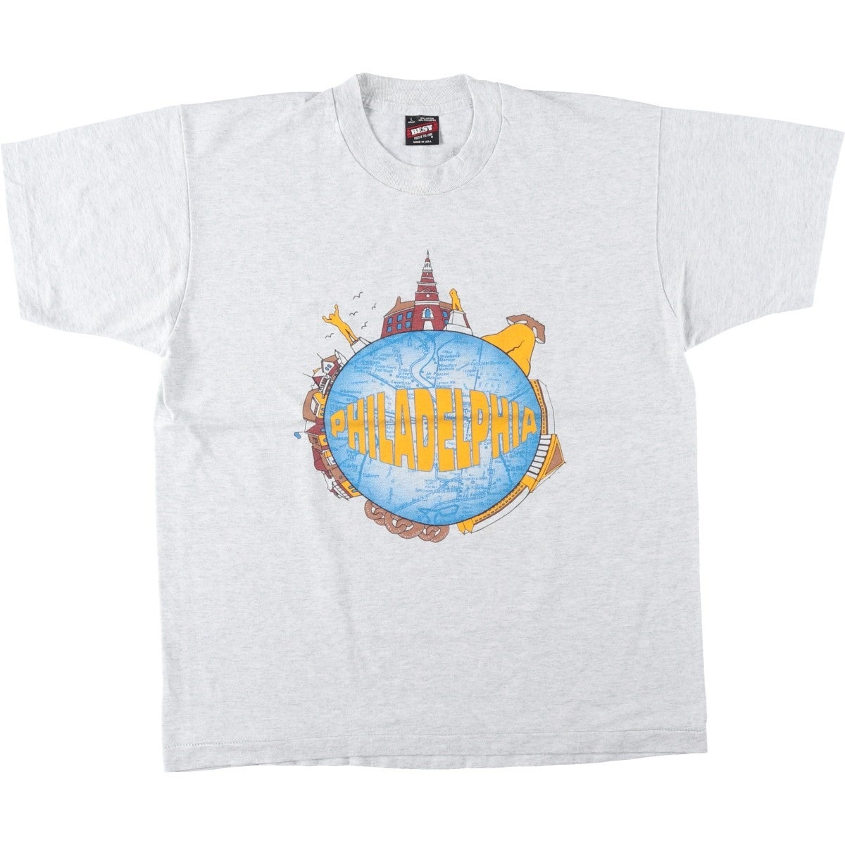 古着 90年代 フルーツオブザルーム FRUIT OF THE LOOM BEST プリントT