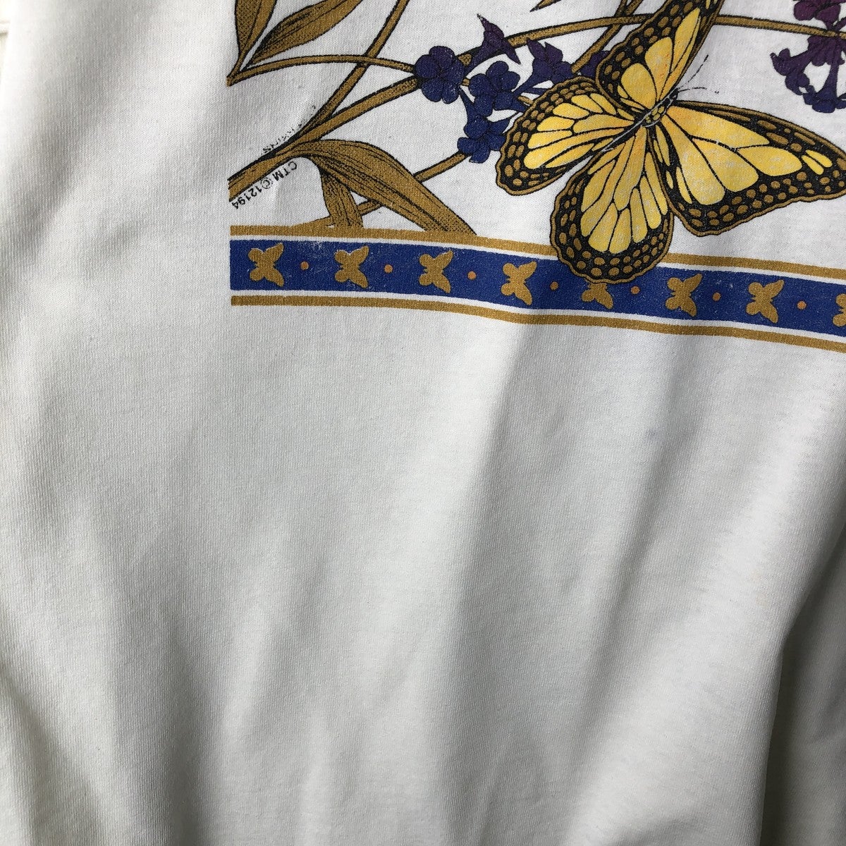 古着 90年代 フルーツオブザルーム FRUIT OF THE LOOM BEST 蝶々柄
