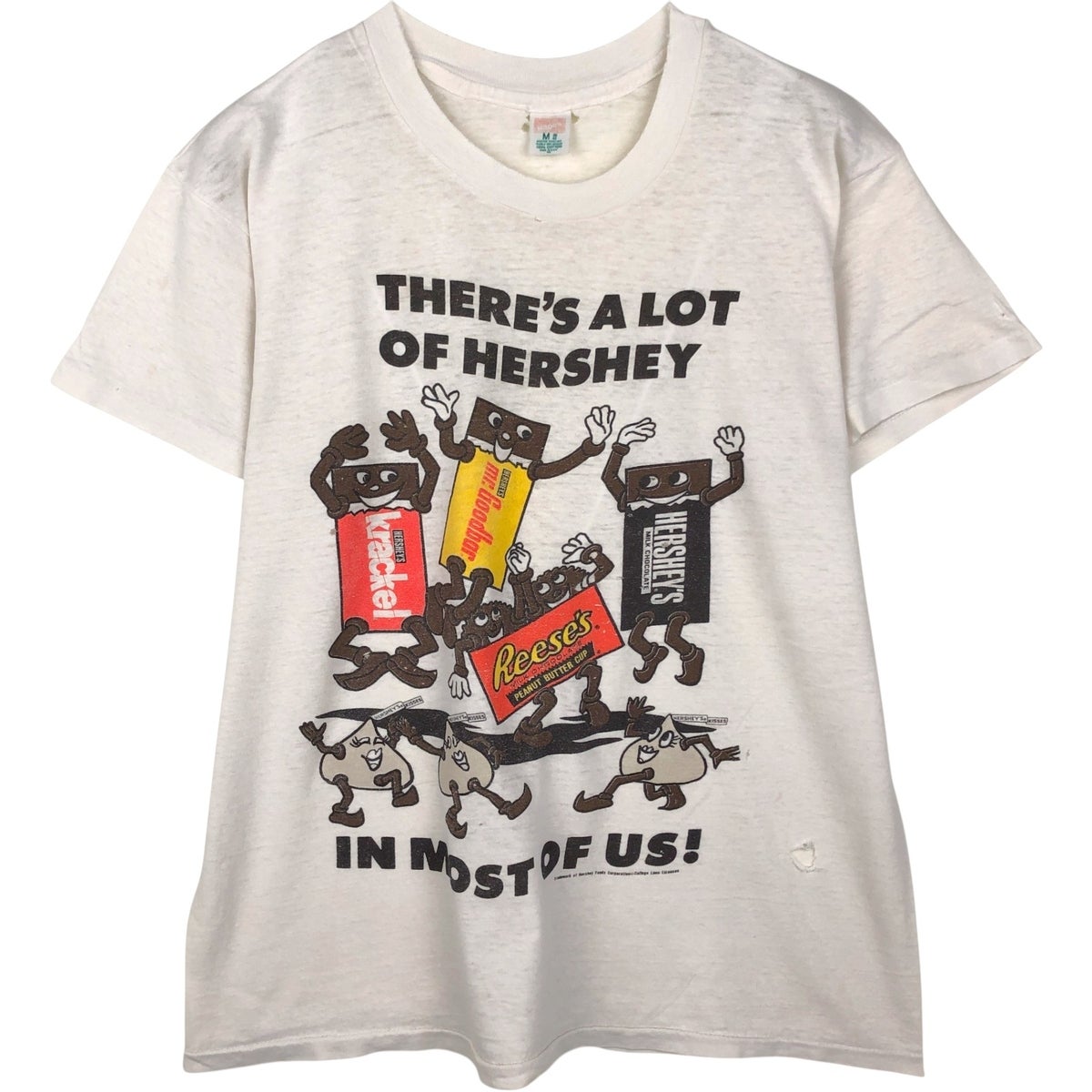 古着 ～90年代 ヘインズ Hanes HERSHEYS ハーシーズ アドバタイジングT