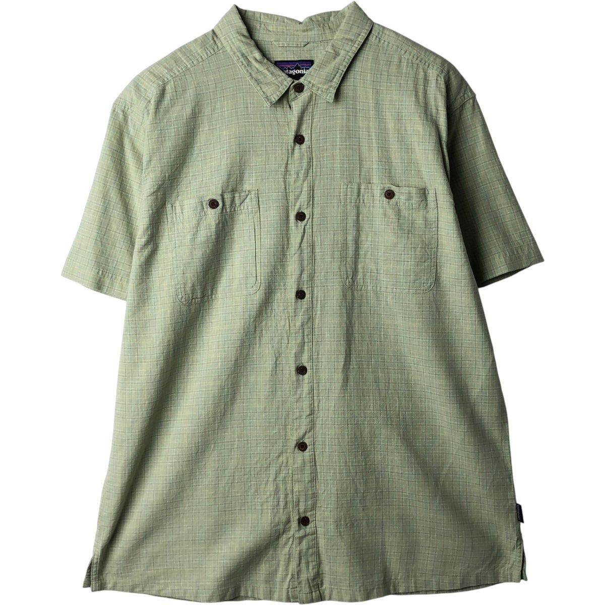 古着 パタゴニア Patagonia 53139SP23 チェック柄 半袖 コットン