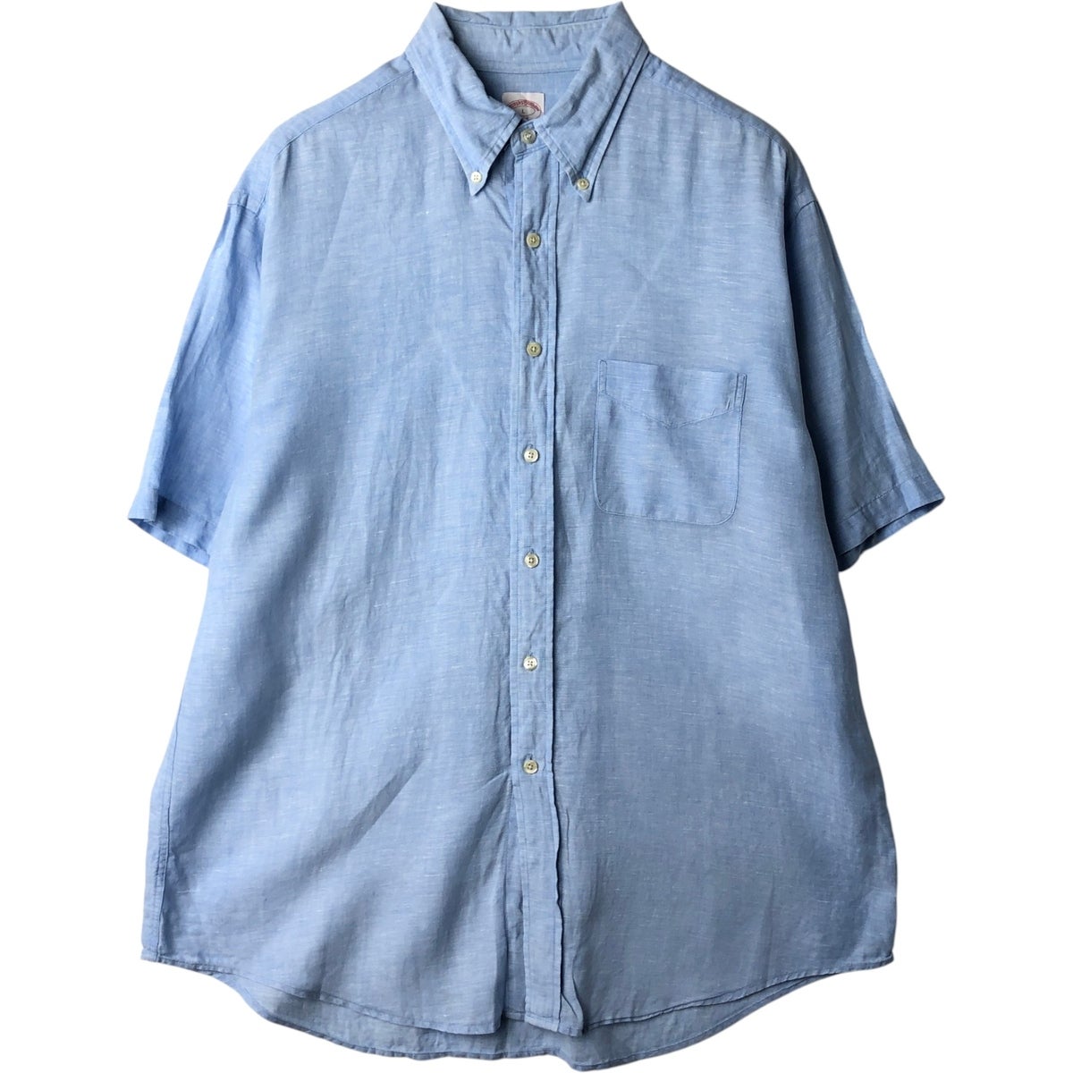 古着 ブルックスブラザーズ Brooks Brothers IRISH LINEN 半袖 リネン