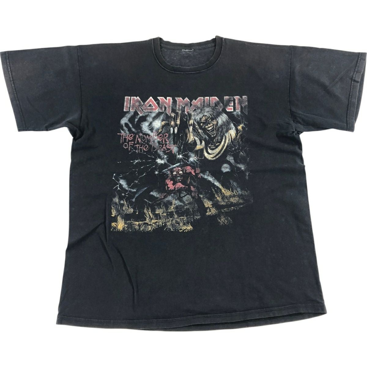 古着 グローバル global IRON MAIDEN アイアンメイデン バンドTシャツ