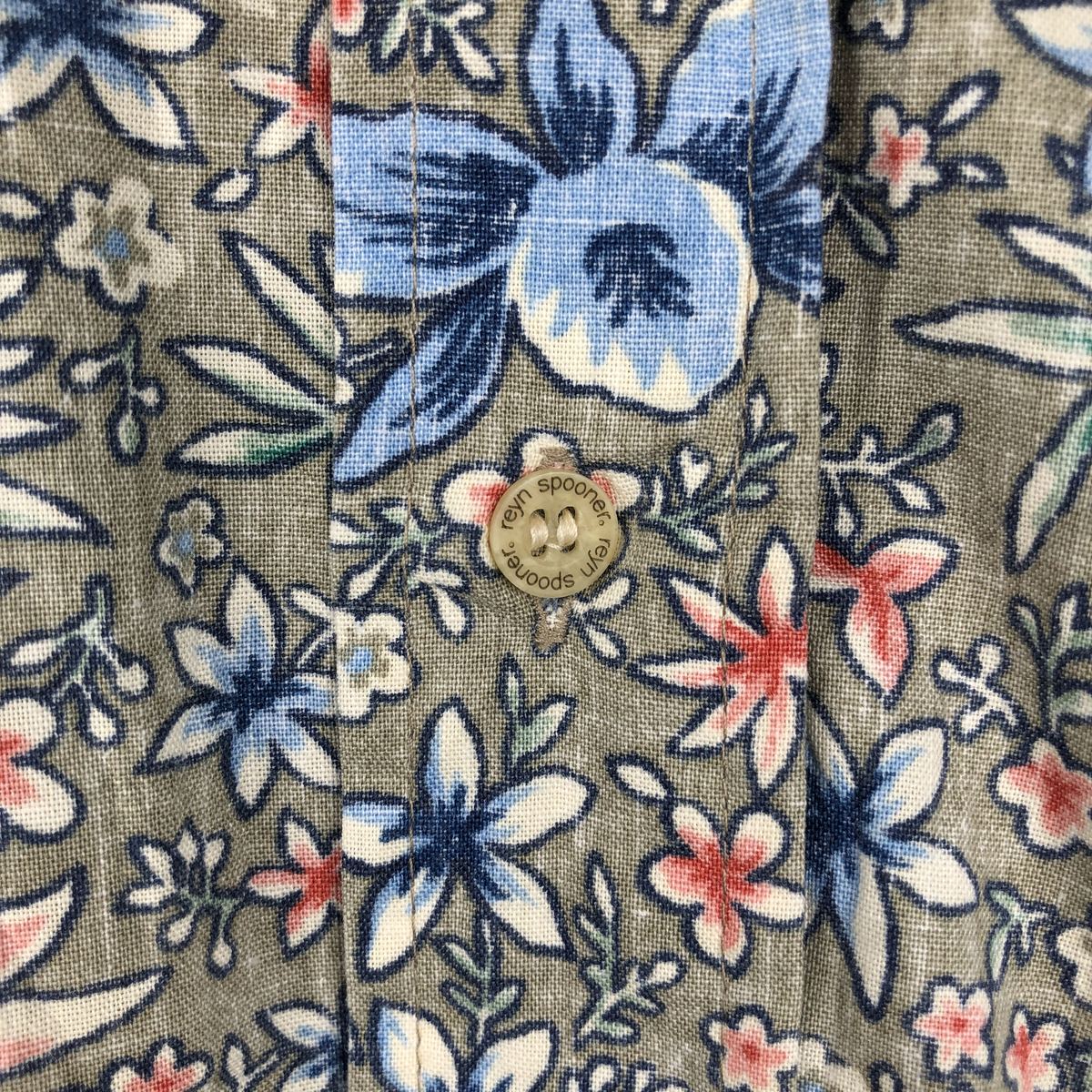 古着 90年代 レインスプーナー REYNSPOONER 水着タグ ビキニタグ 花柄