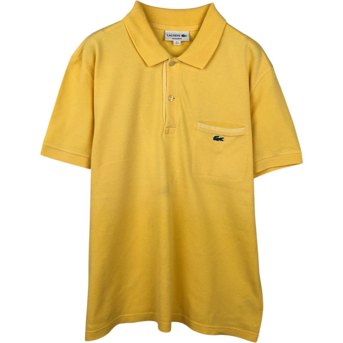 古着 ラコステ LACOSTE REGULAR FIT コットンニットセーター メンズM