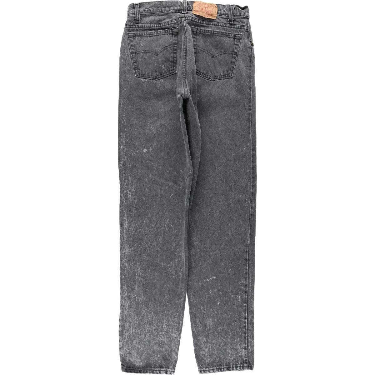 古着 90年代 リーバイス Levis 550-0253 ブラックデニム テーパード