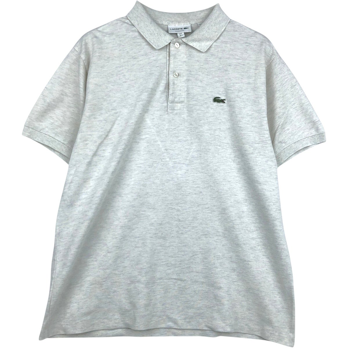 LACOSTE ポロシャツ US 5 古着 ラコステ LACOSTE CLASSIC FIT ロゴ刺繍 半袖 ポロシャツ FR 5 US
