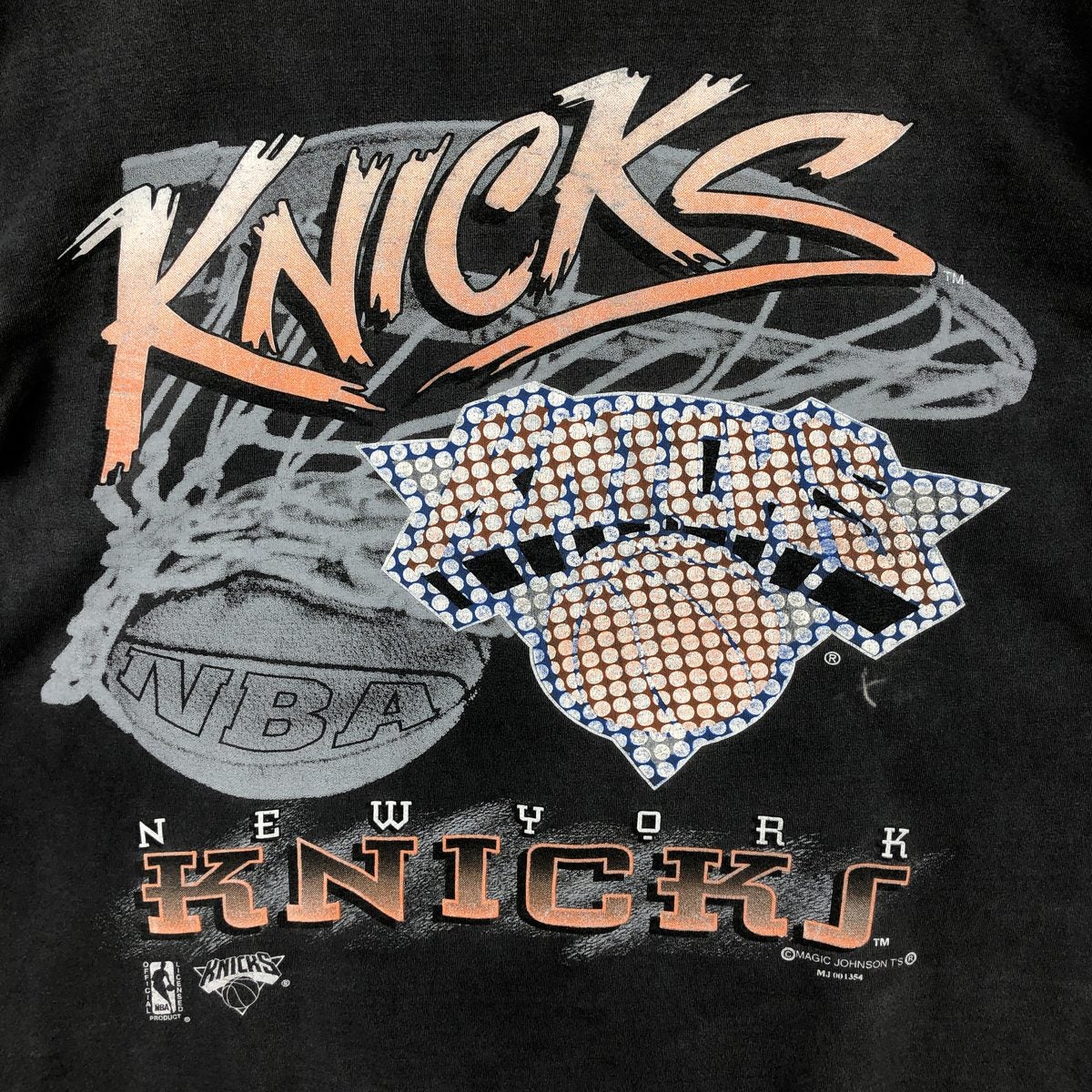古着 90年代 MAGIC JOHNSON Ts NBA NEW YORK KNICKS ニューヨーク