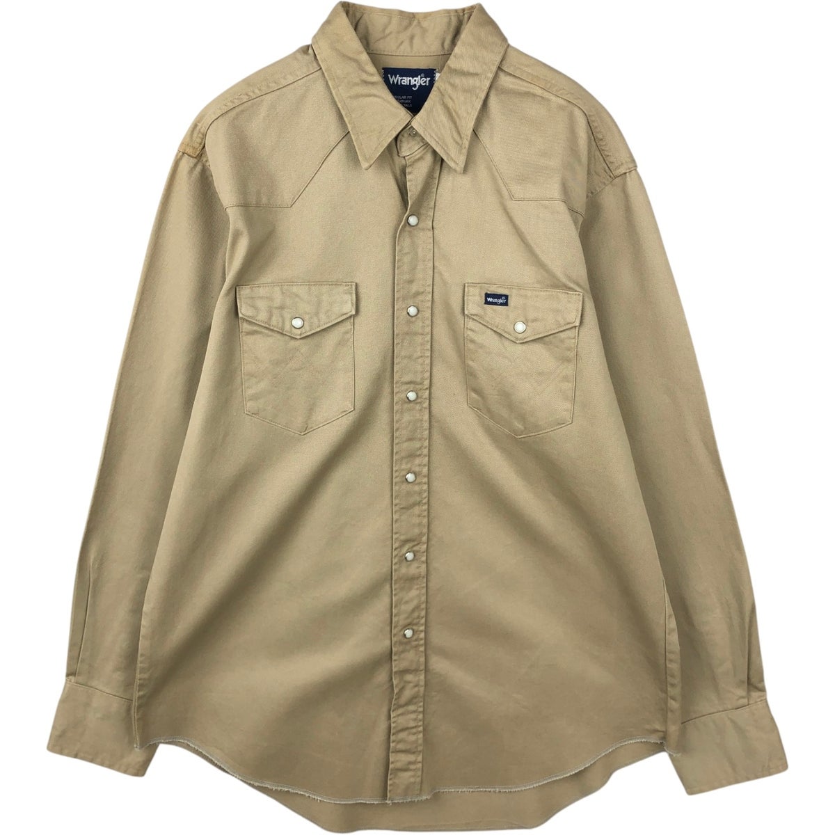 古着 ラングラー Wrangler プリント ロゴスウェットシャツ トレーナー