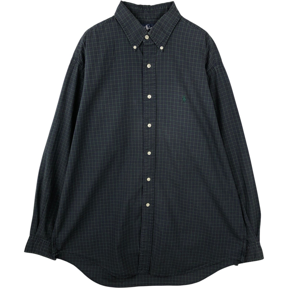 古着 ラルフローレン Ralph Lauren ブラックウォッチチェック 長袖