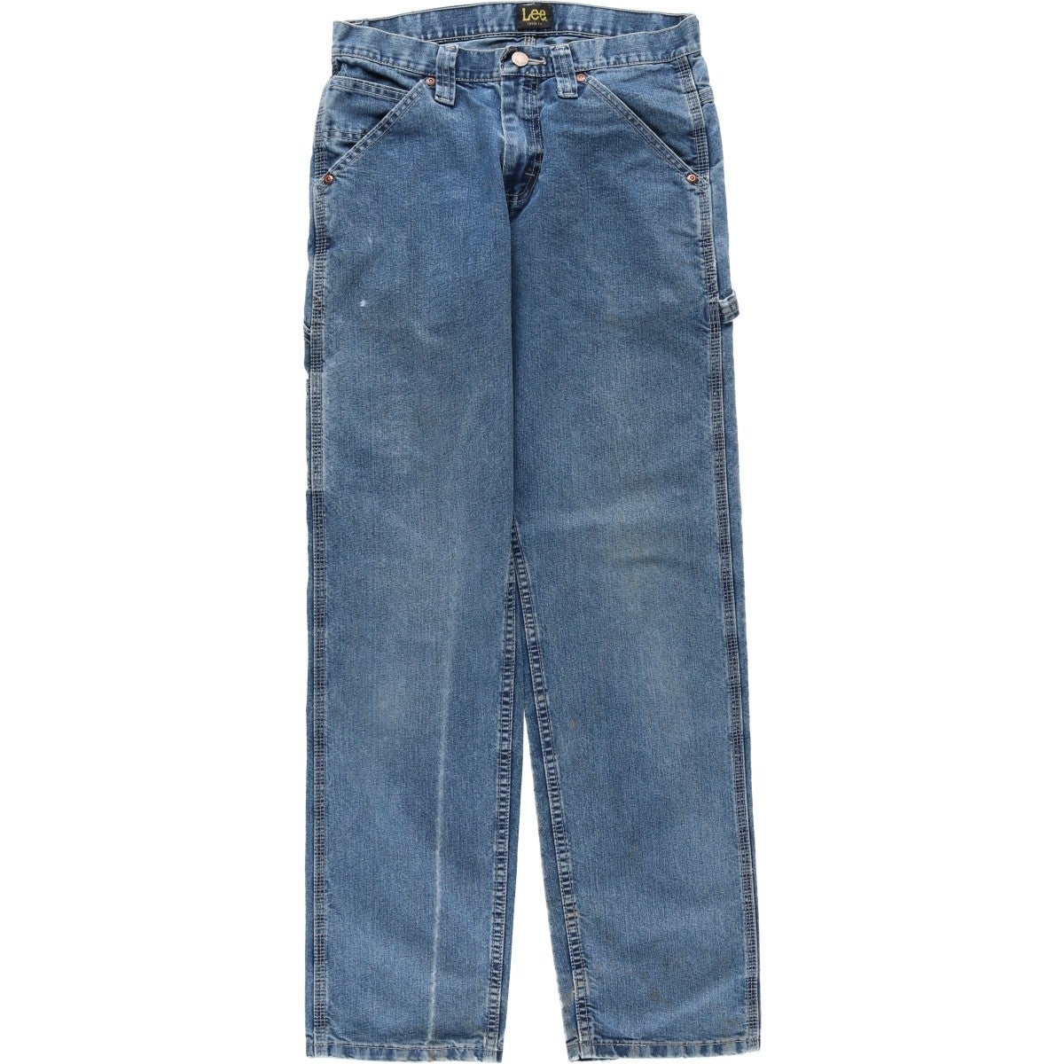 古着 リー Lee DUNGAREES デニム ペインターパンツ レディースL(w28