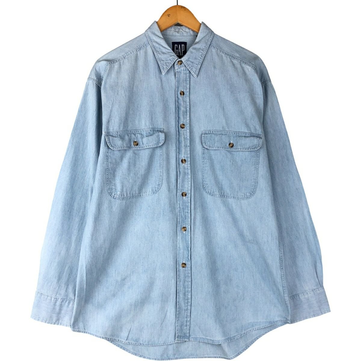古着 90年代 ギャップ GAP オールドギャップ 長袖 コットンシャツ
