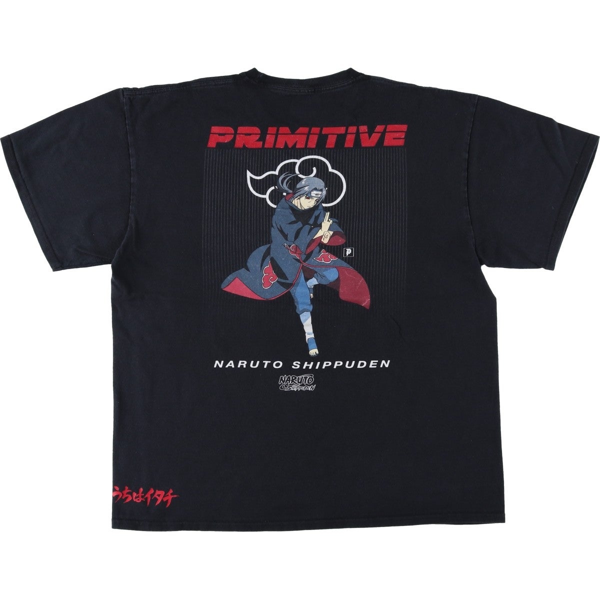古着 00年代 primitive NARUTO SHIPPUDEN ナルト疾風伝 うちはイタチ