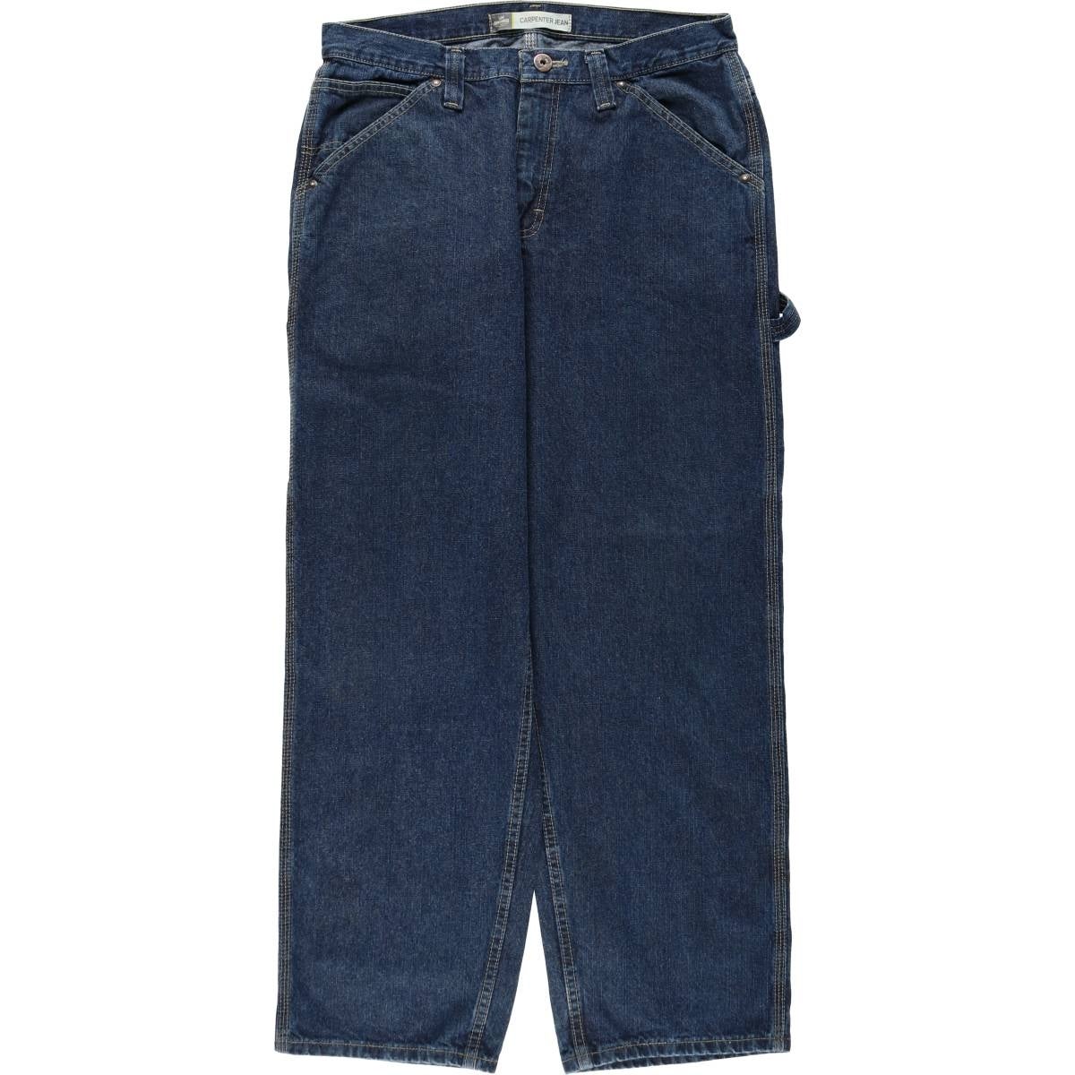 古着 リー Lee DUNGAREES ブラックデニムペインターパンツ メンズw33