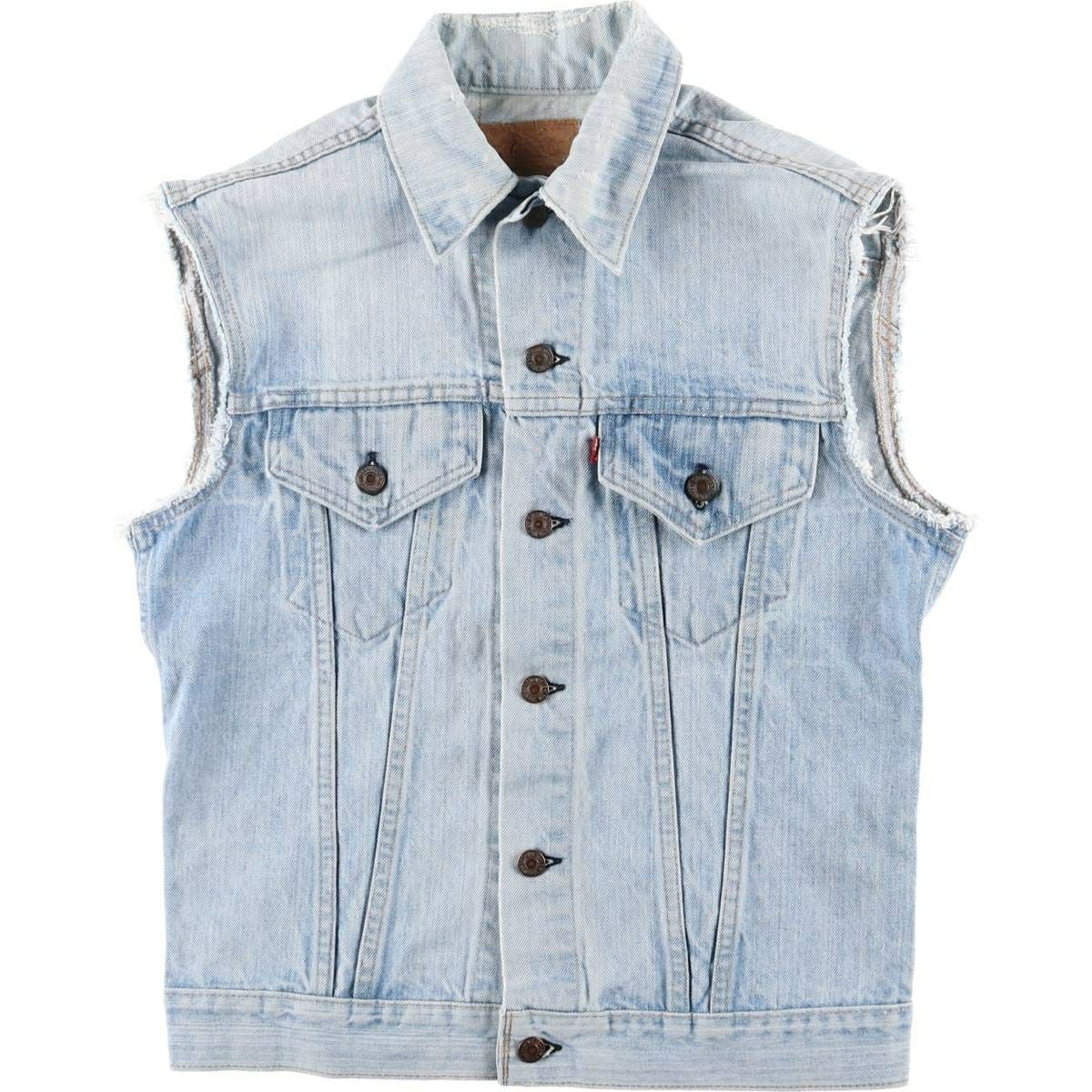 古着 90年代 リーバイス Levis 70699 カットオフ デニムベスト USA製