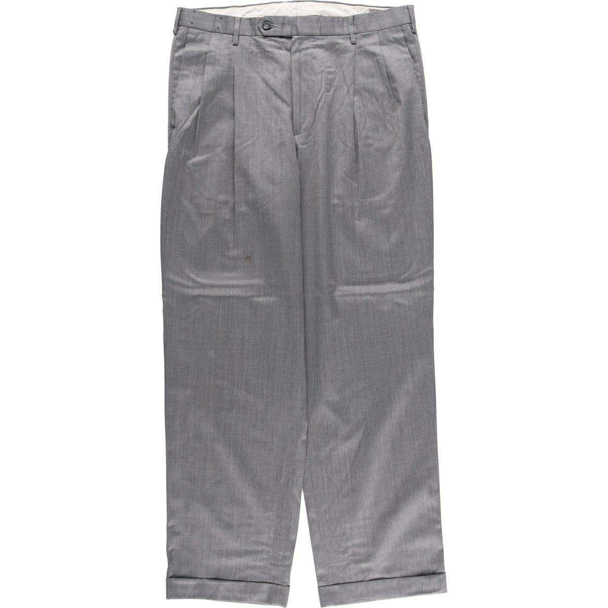古着 00年代 ドッカーズ DOCKERS RECODE ツータック リネンショーツ