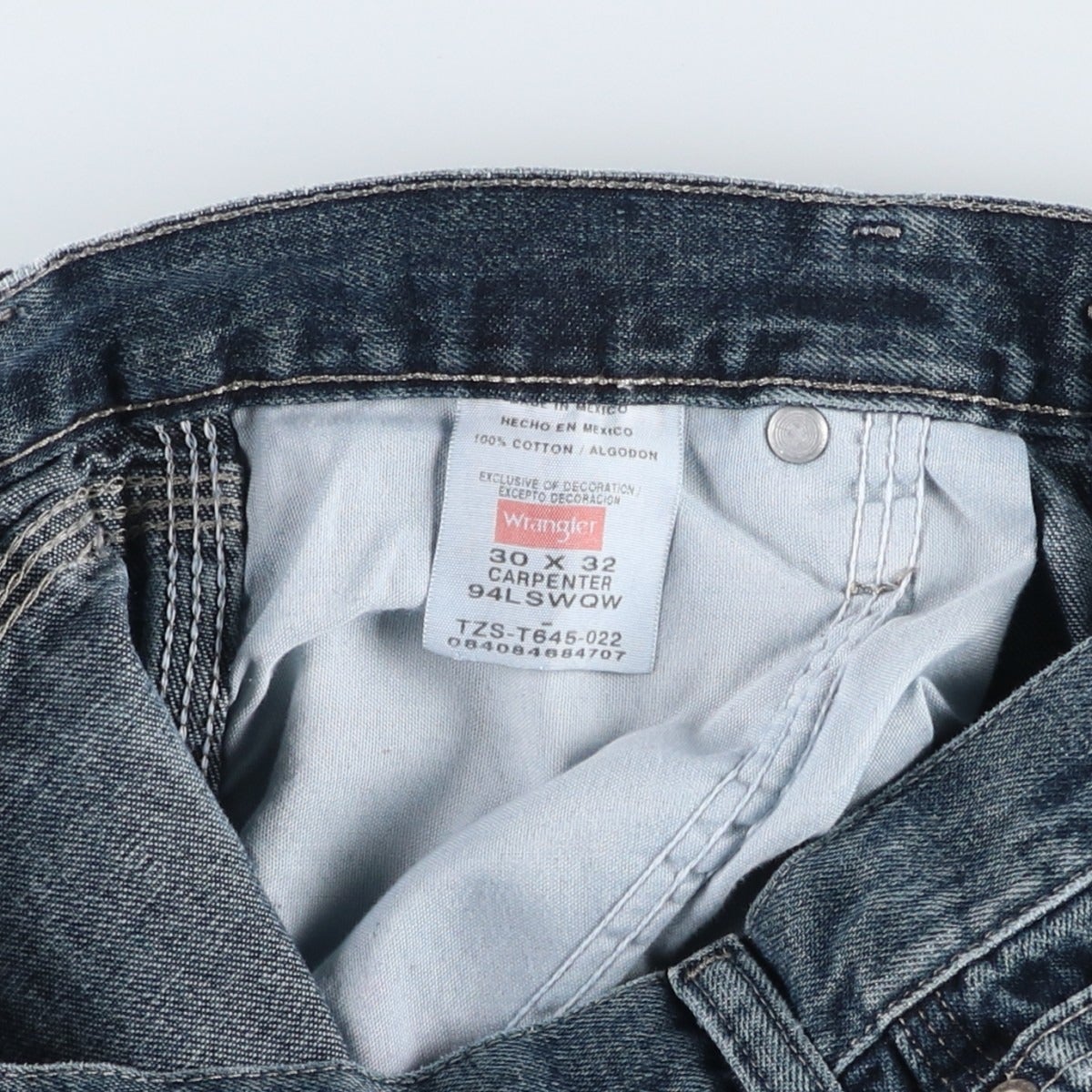 古着 90～00年代 ラングラー Wrangler デニムペインターパンツ