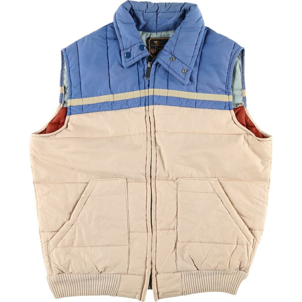 古着 70年代 メルトン MELTON オンブレチェック ウールシャツ