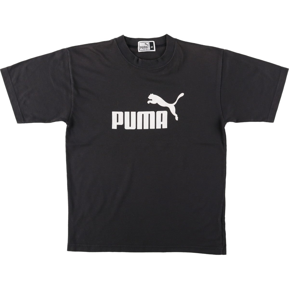 古着 90～00年代 プーマ PUMA ロゴプリントTシャツ メンズM相当