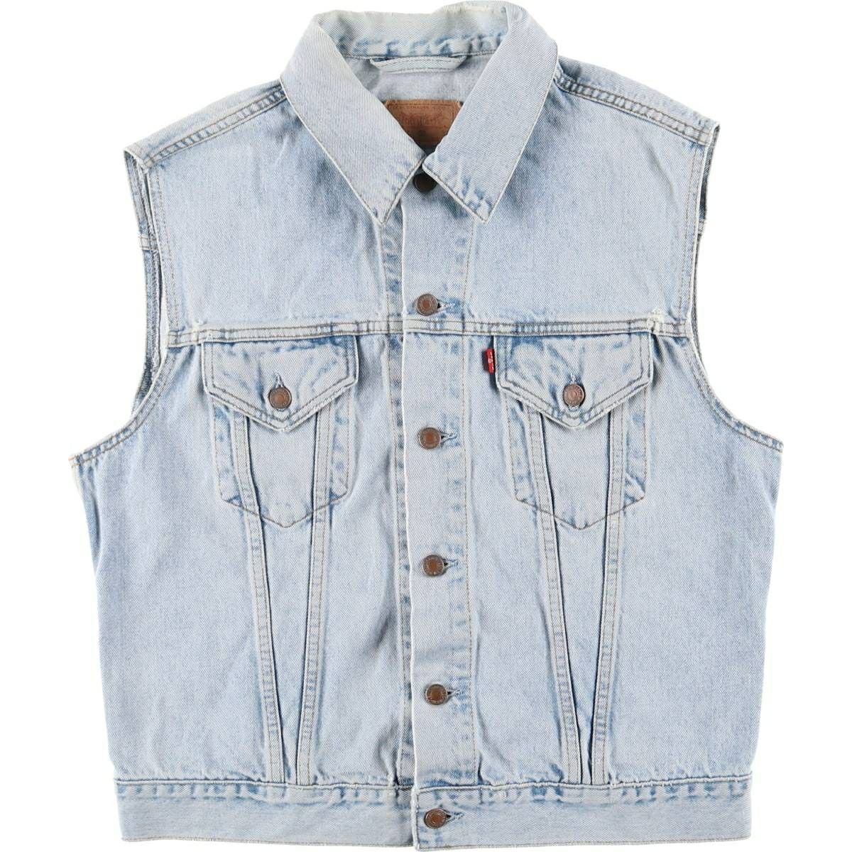 Levi’s 70401 デニムベスト スペイン製 古着 90年代 リーバイス Levis 70401-02 ユーロモデル デニムベスト