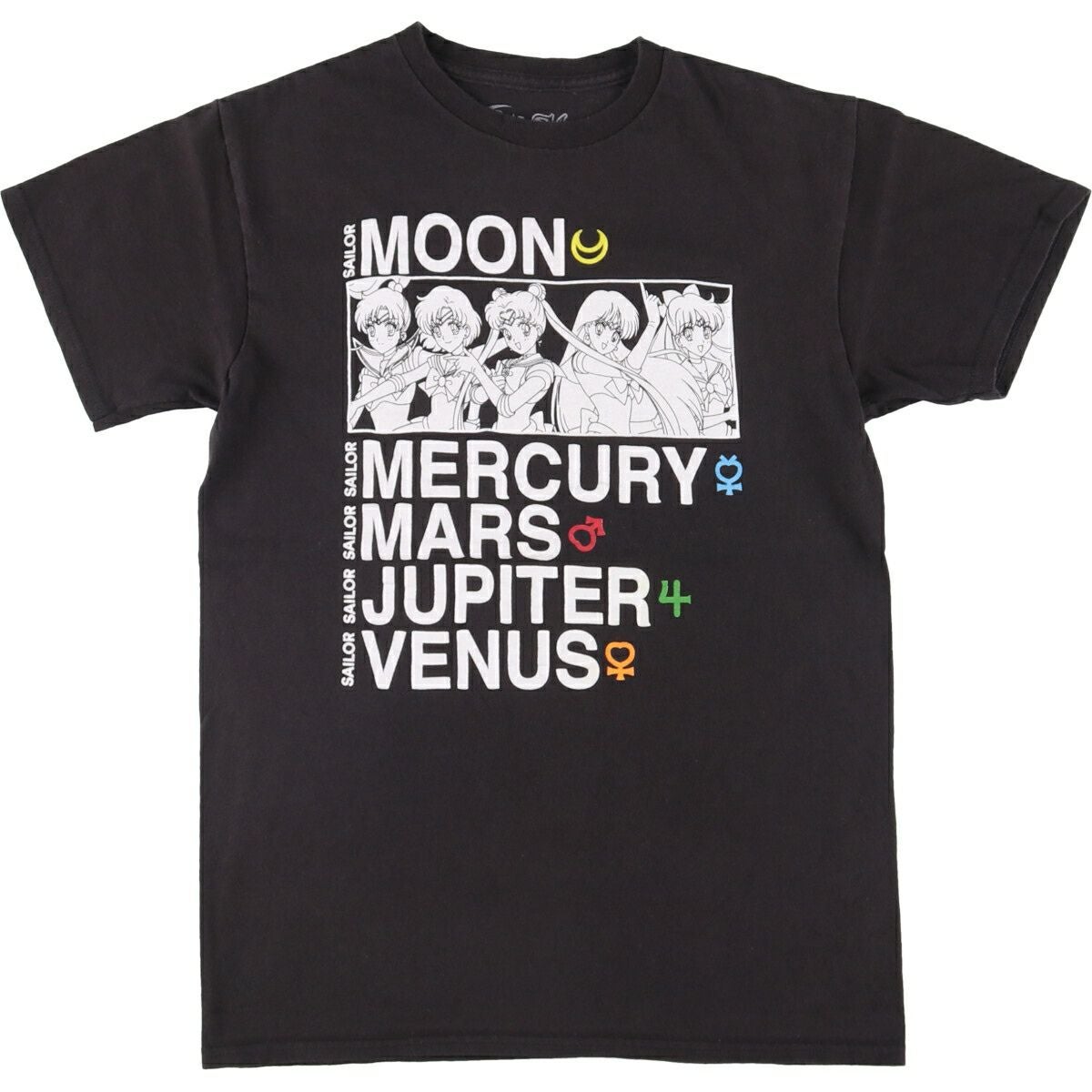 古着 美少女戦士セーラームーン キャラクタープリントロングTシャツ