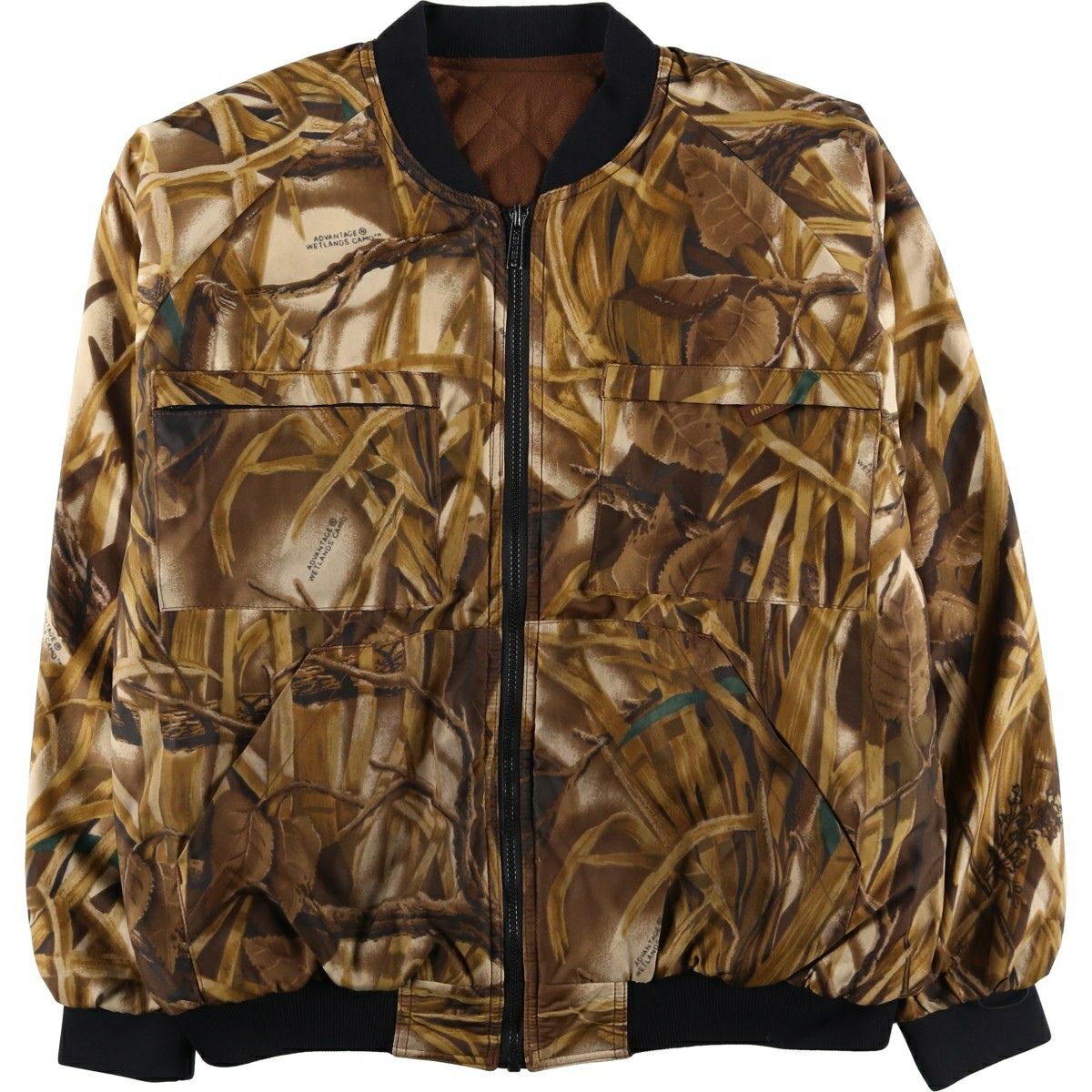 古着 80年代 MOSSY OAK 迷彩柄 リアルツリーカモ 中綿ジャケット パファージャケット USA製 メンズXL相当/eaa607925 古着 80年代 MOSSY OAK 迷彩柄 リアルツリーカモ 中綿ジャケット