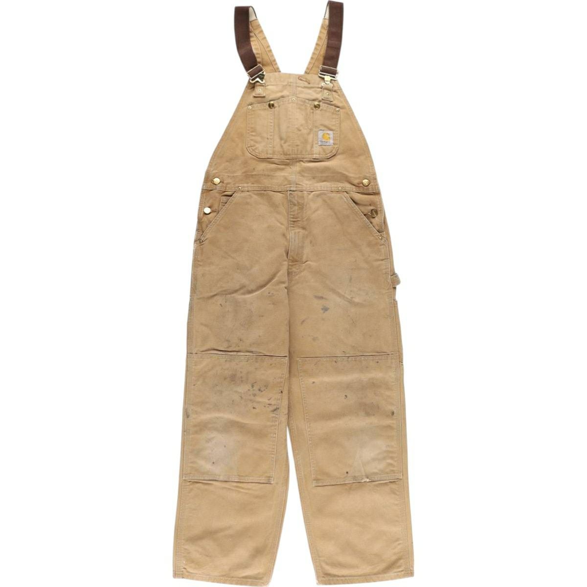 古着 カーハート Carhartt ダブルニー ダック オーバーオール メンズ