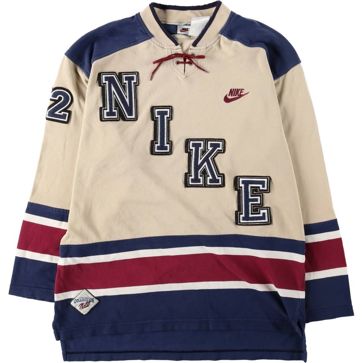 古着 90年代 ナイキ NIKE LIMITED COLLECTION Vネック ゲームシャツ