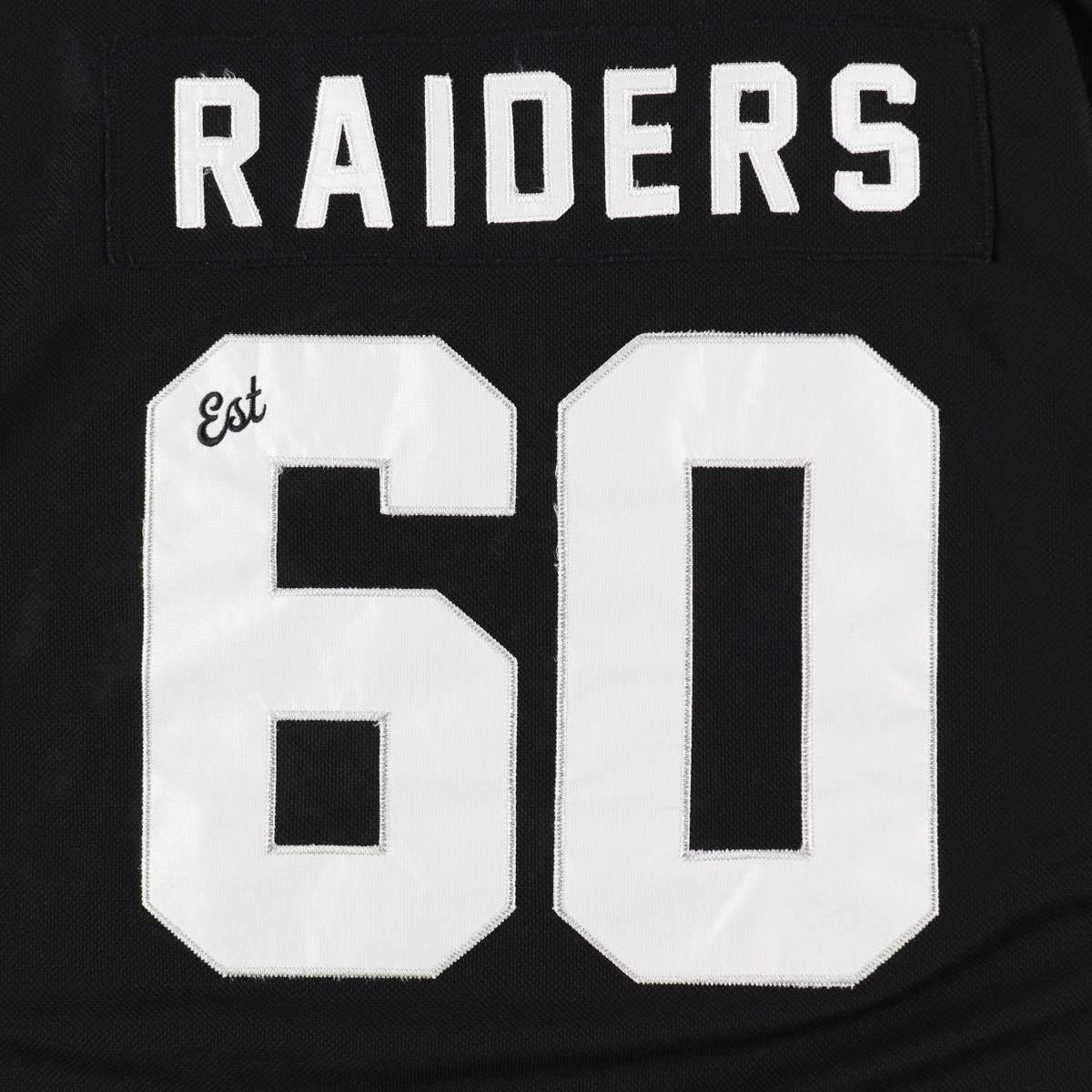 (激レア) NFL レイダースラスベガス メッシュゲームシャツ 古着 NFL LAS VEGAS RAIDERS ラスベガスレイダース メッシュ Vネック