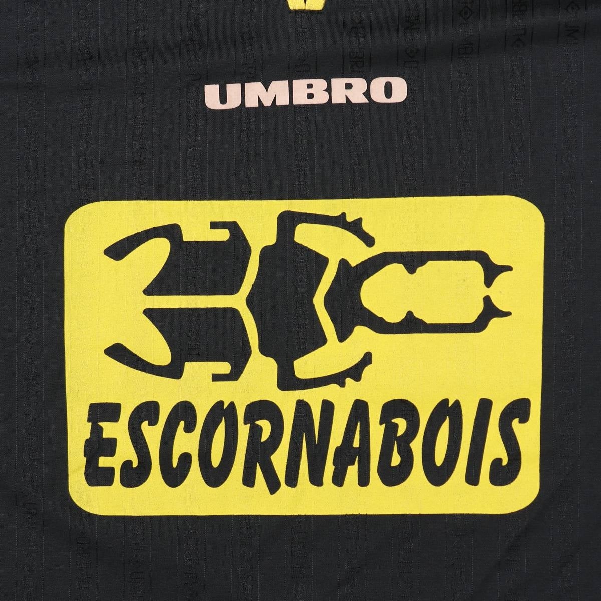 古着 90年代 アンブロ UMBRO ストライプ柄 ゲームシャツ メンズXL相当
