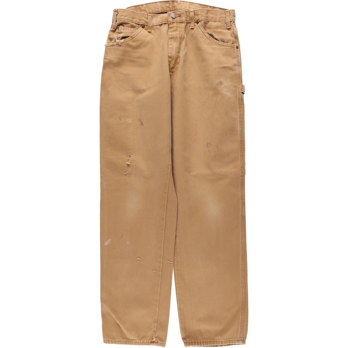 古着 ディッキーズ Dickies ダブルニー ダックペインターパンツ メンズ