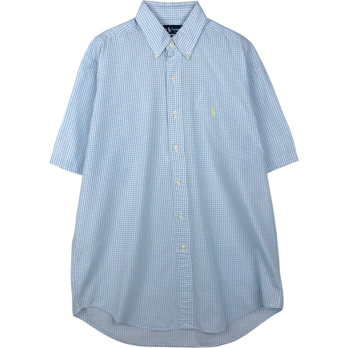 古着 ラルフローレン Ralph Lauren BLAKE ギンガムチェック シア