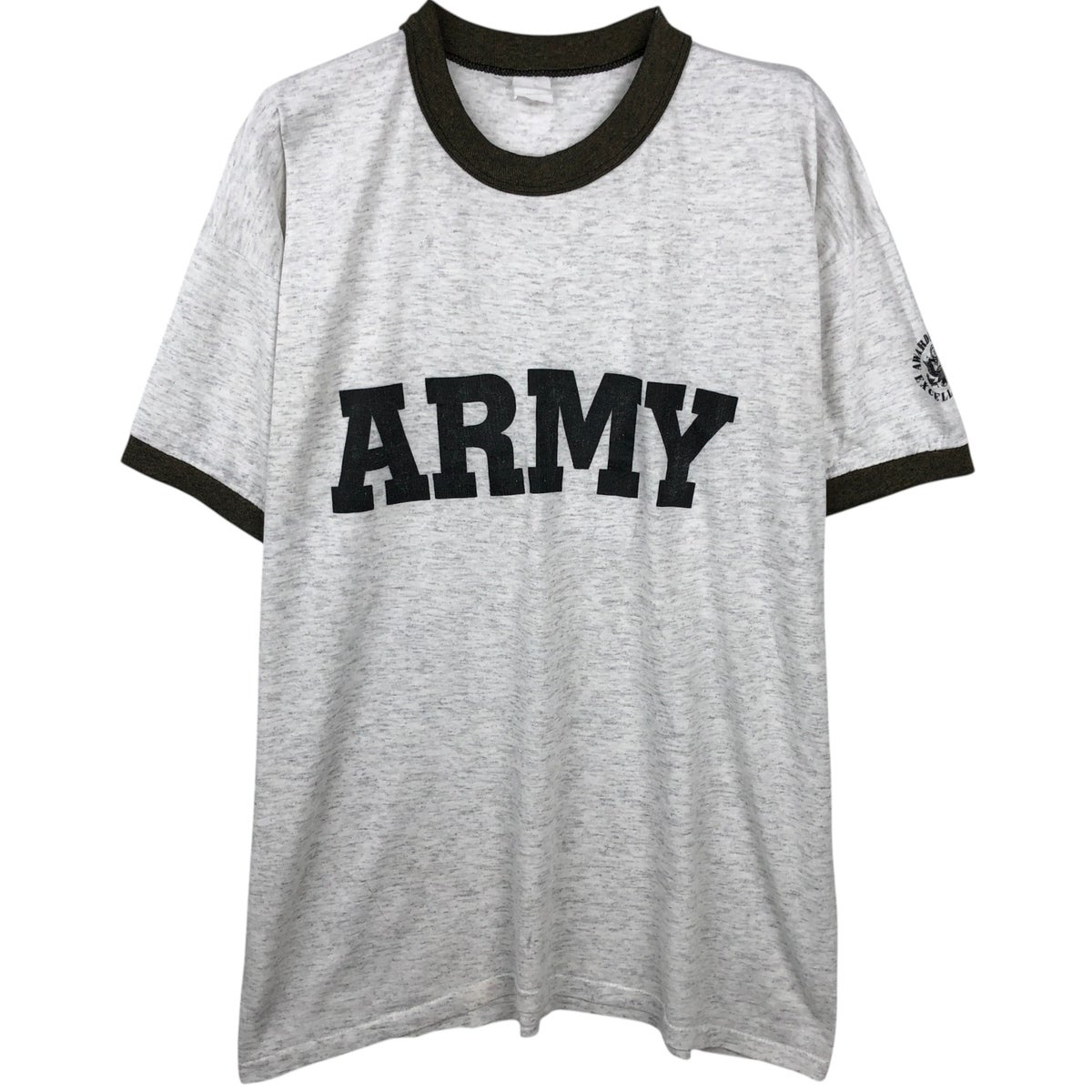 古着 ミリタリー リンガーTシャツ メンズM相当 ヴィンテージ