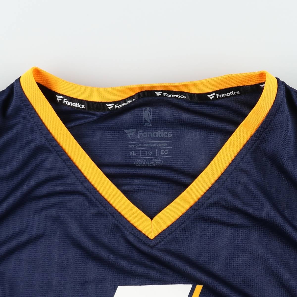 古着 Fanatics NBA UTAH JAZZ ユタ ジャズ Vネック ゲームシャツ