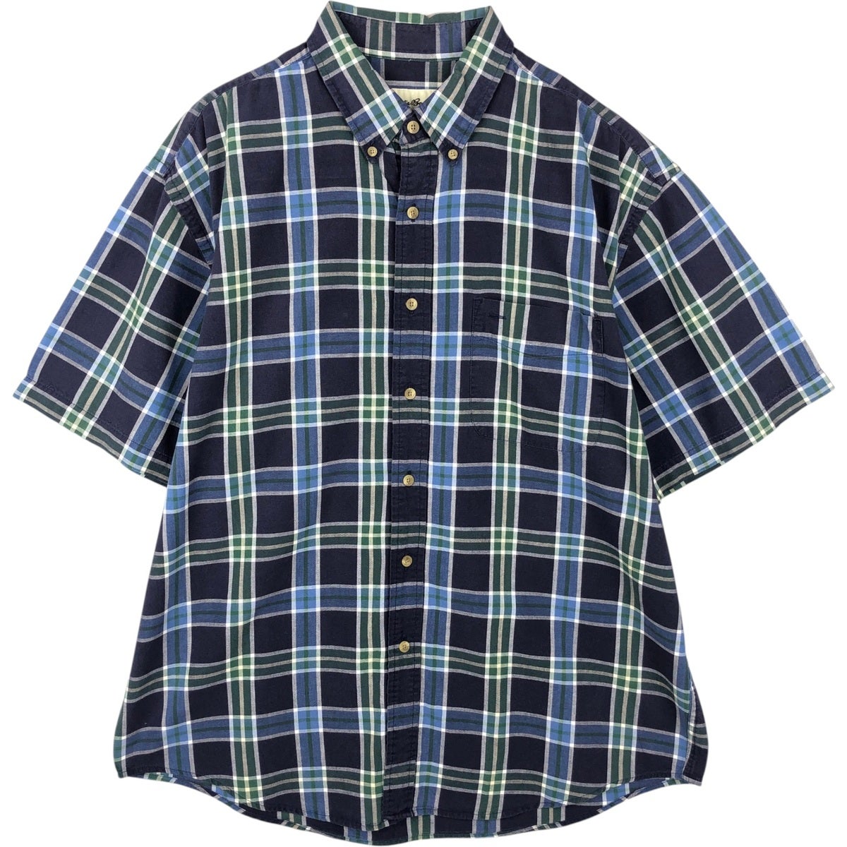 古着 90～00年代 エディーバウアー Eddie Bauer 半袖 ボタンダウン