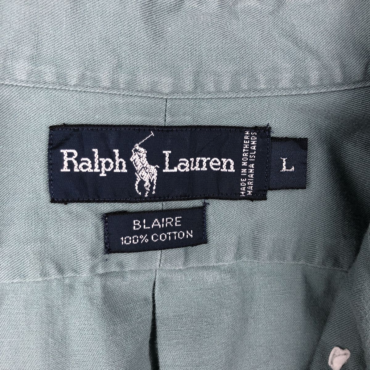 古着 ラルフローレン Ralph Lauren BLAIRE 長袖 ボタンダウンシャツ