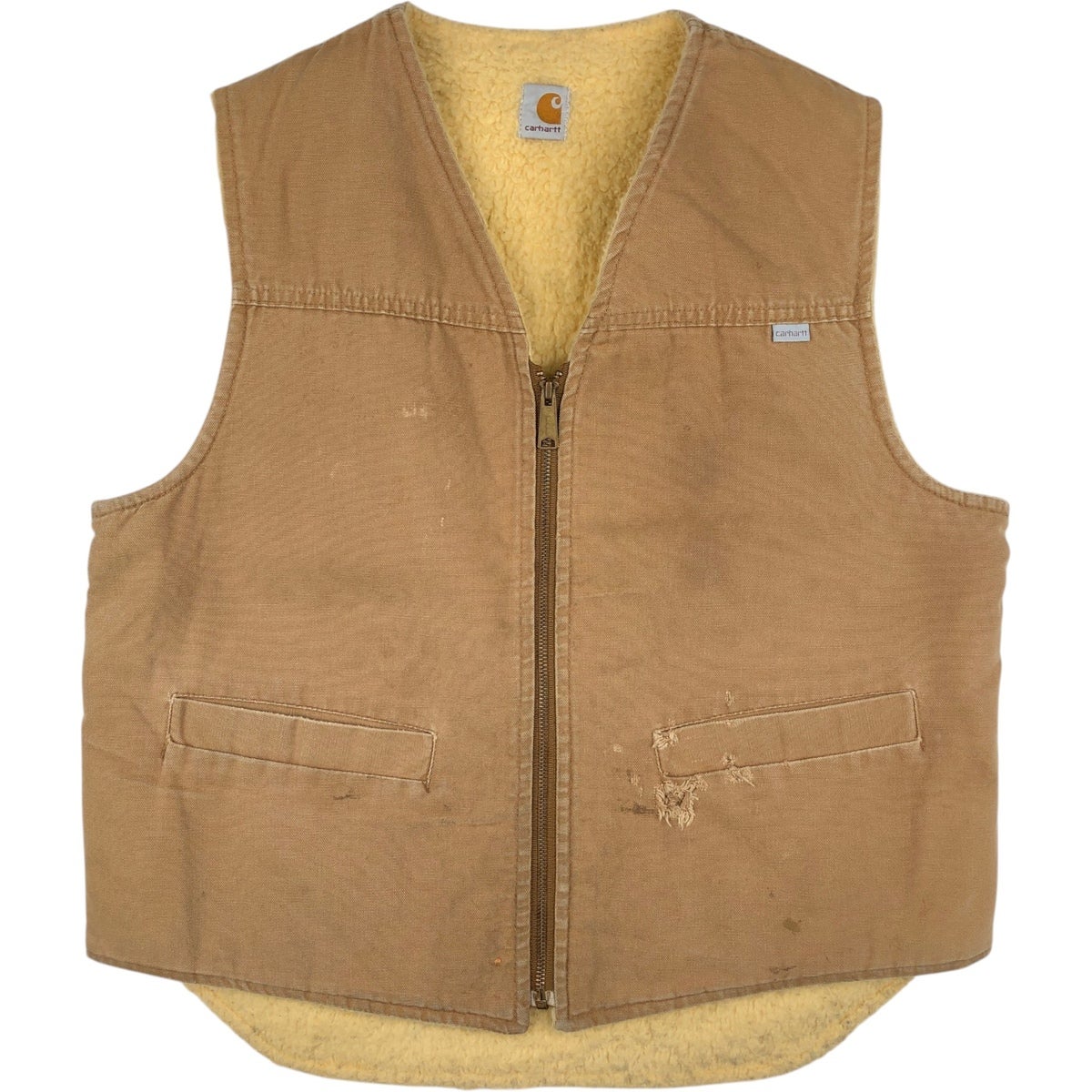 古着 90年代 カーハート Carhartt ダックベスト USA製 メンズL相当